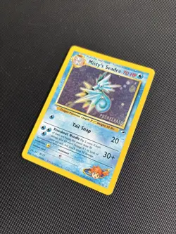 Pokemon Card Gym Heroes Set Holo Misty's Seadra 9/132 WOTC Prerelease - Image 4