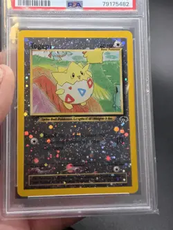 Togepi - 4/18 - Pokemon Reverse Holo Southern Islands Promo Card PSA 8 NM-MT - Image 3