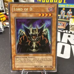 Yu-Gi-Oh TCG Lord Of D. BPT-004 Limited Edition Secret Rare Card HP - Image 1