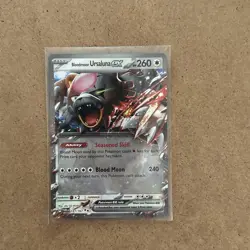Pokemon TCG Bloodmoon Ursaluna EX Twilight Masquerade Card 141/167 - Image 1