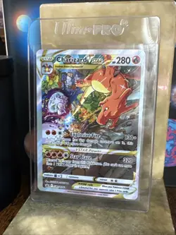 Charizard VSTAR SWSH262 Black Star Promo Full Art Holo Pokemon Card 2022 NM - Image 1