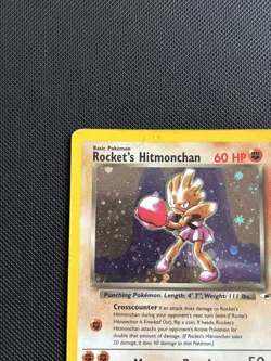 Pokemon Card Gym Heroes Set Holo Rocket's Hitmonchan 11/132 WOTC - Image 3