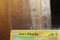 Pokemon Trading Card Ash's Pikcachu Sealed Card 2017 Promo Ultra Sun Moon - Image 2