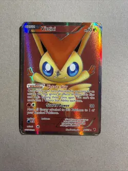 Pokemon TCG Victini Full Art Holo Card 98/101 2011 B&W Noble Victories - Image 1