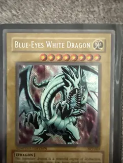 Yu GI Oh Blue Eyes White Dragon Vintage Card BPT 003 Limited Edition Rare Holo - Image 3