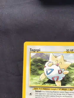 Pokemon Cards: Wizards Black Star Promo: Togepi 30 - Image 2