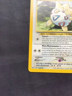 Pokemon Cards: Wizards Black Star Promo: Togepi 30 - Image 5