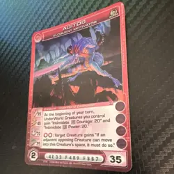 Chaotic Agitos Eloquent Motivator Super Rare Creature Card 8/100 English 2008 - Image 2