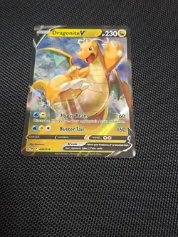Pokemon TCG Dragonite v Full Art Holo Ultra Rare Card 049/078 Mint Condition - Image 2