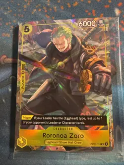 One Piece Illustration Box Volume 3 Roronoa Zoro Promo Alt Art Card English - Image 1