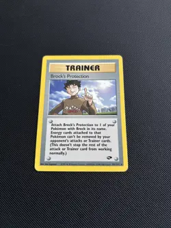 Pokemon Card Gym Challenge Brock's Protection 101/132 WOTC - Image 2