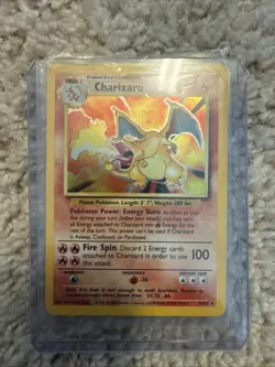 1999 Pokemon TCG Charizard Base Set Holo Rare Card 4/102 Ungraded. Near Mint - Image 1