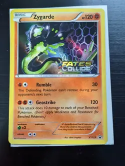 Zygarde XY129 Pokemon Card TCG XY Fates Collide Pokemon Trading Card Game NM - Image 1