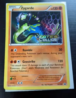 Zygarde XY129 Pokemon Card TCG XY Fates Collide Pokemon Trading Card Game NM - Image 2