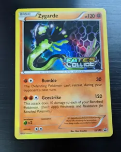 Zygarde XY129 Pokemon Card TCG XY Fates Collide Pokemon Trading Card Game NM - Image 3