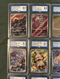 Pokemon Graded Slab Bundle Lot Of 15 AR and CHR cards Japanese - Image 2