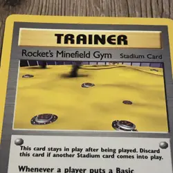 Pokemon Card - Rocket's Minefield Gym Gym Challenge 1st Edition 119/132 Uncommon - Image 3