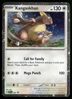 Kangaskhan - (Cosmos Holo) 202 SV: Scarlet & Violet Promo Cards Pokemon TCG - Image 1