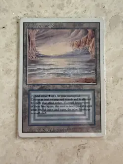 Underground Sea MP Dual Land Revised MTG Card Reserved List Magic the Gathering - Image 1
