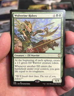 MTG Wolverine Riders Kaldheim Commander Card NM Condition - Image 1