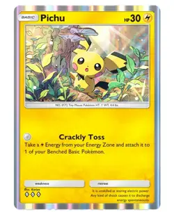 A4 Pichu | 3 Diamond Holo Card (♢♢♢) | FREE CARD SHARE | Pokemon TCG Pocket - Image 1