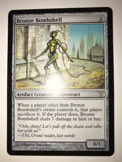 MTG Bronze Bombshell Dissension Magic the Gathering MP - Image 1