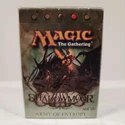 Magic The Gathering Shadowmoor 2008 Theme Deck Army Of Entropy Factory Sealed - Image 1