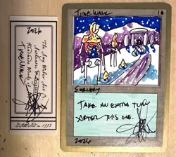 MTG Time Walk Altered Tokyo World Championships Amy WEBER - Image 1