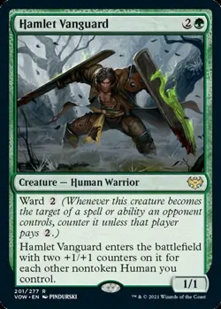 HAMLET VANGUARD Magic Cards NM-M Innistrad: Crimson Vow RARE - Image 1