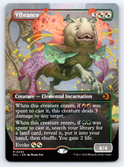 Vibrance Borderless - Lorwyn Eclipsed MTG - Image 1
