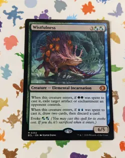 Magic The Gathering - Wistfulness - Lorwyn Eclipsed Non Holo Mythic Rare - Image 1