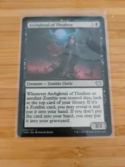 MTG Archghoul of Thraben 093 Innistrad: Crimson Vow M/NM Free UK P&P - Image 1