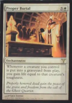 Proper Burial - Dissension: #16, Magic: The Gathering Lp R99 - Image 1
