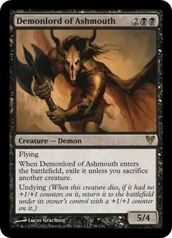 DEMONLORD OF ASHMOUTH mtg NM Avacyn Restored 1 Rare - Image 1
