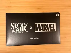 Black Panther Non-Foil Secret Lair -- Sealed Marvel MtG Magic New - Image 1