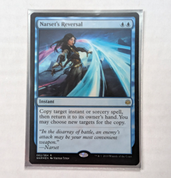 Narsets Reversal Magic the Gathering 062/264 Holo Foil Rare War of the Spark NM - Image 1