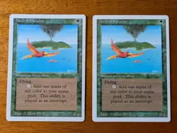 Birds of Paradise MTG Revised Edition Regular LP x2 - updated listing - Image 1