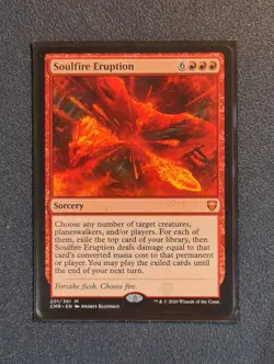 MTG Soulfire Eruption - CMR - Near Mint+ Condition - Image 1