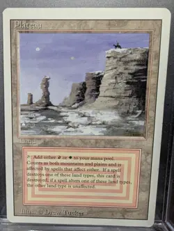 Plateau MTG Revised Edition LP (Dual Land) - updated listing - Image 1