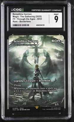 ISHAI, OJUTAI DRAGONSPEAKER Final Fantasy Benedikta Harman Rare CGC 9 MTG - Image 1