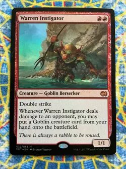 Warren Instigator Duel Decks: Merfolk vs. Goblins Foil - Image 1