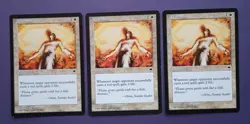 Magic the Gathering MTG Tempest WARMTH X 3 LP/EX U 1997 Nice! - Image 1