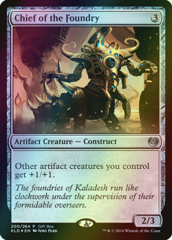 MTG Chief of the Foundry Giftbox Foil ** Kaladesh Promos ** English (NM) - Image 1