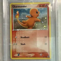 2004 Pokemon Fire Red Leaf Green #58 CHARMANDER REVERSE FOIL BGS 9 (9.5 Subs) - Image 2