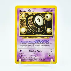 Unown O - 69/75 Neo Discovery Unlimited Common Pokemon - NM - Image 1
