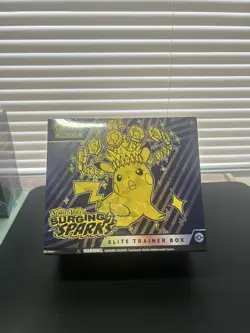 Pokemon TCG Scarlet & Violet Surging Sparks FACTORY SEALED Elite Trainer Box ETB - Image 1
