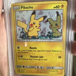 2019 Pokemon Sun & Moon Black Star Promo Pikachu Holo #SM162 PSA 10 Gem Mint - Image 2
