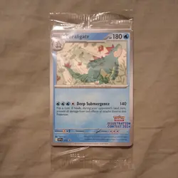 Feraligatr Toxtricity Pikachu SVP213 Illustration Promo Sealed Pokemon TCG - Image 1