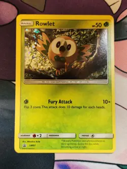 Rowlet SM01 General Mills Black Star Promo Pokemon Near Mint - Image 1