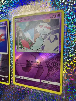 2008 Pokemon TCG Majestic Dawn Reverse Holo 58/100 Chingling (Damaged) - Image 3